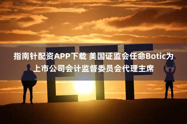 指南针配资APP下载 美国证监会任命Botic为上市公司会计监督委员会代理主席