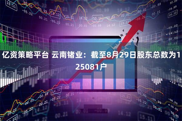 亿资策略平台 云南锗业：截至8月29日股东总数为125081户